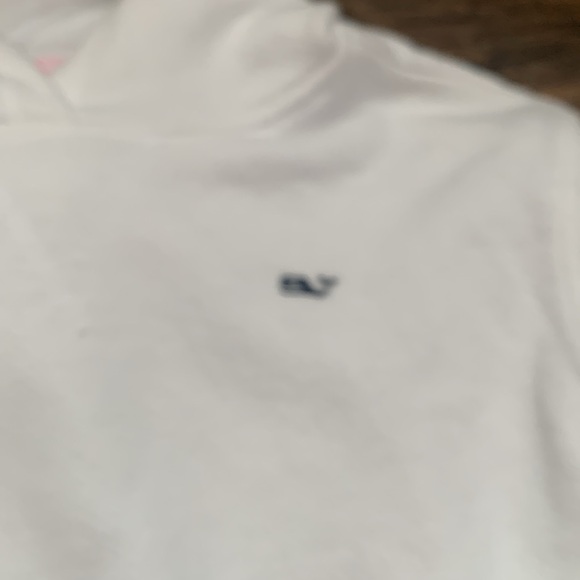 Vineyard Vines Girls Small (size 7/8) Terry Cloth Cropped Pullover Sweatshirt - Picture 4 of 4